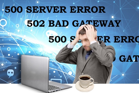 網站建設為什么會出現500和502的提示?